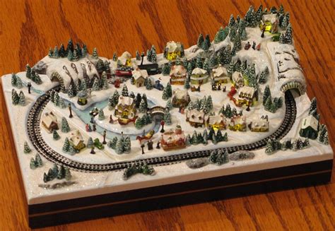 Thomas Kinkade Miniature Christmas Village and Railroad - from Family ...