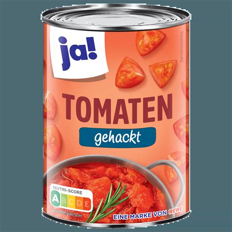 Ja Tomaten Fein Gehackt In Tomatensaft 400g Bei REWE Online Bestellen