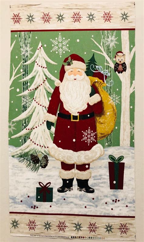 Quilt Kit Santa By Gina Panel