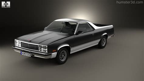 360 View Of Chevrolet El Camino 1982 3d Model Hum3d Store