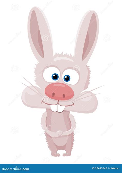 Funny Cartoon Rabbit Royalty Free Stock Photo - Image: 25645645