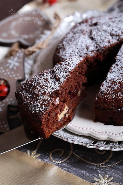 Czekoladowe ciasto bananowe z żurawiną Moja Delicja