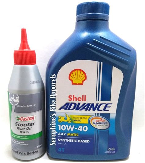 Jual Harga Khusus Promo Oli Shell Advance Scooter Ax7 Castrol Gear Oil