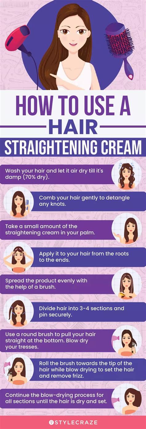 How To Use Hair Straightening Cream