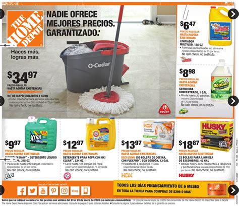 Shopper Home Depot 23 De Enero Al 29 De Enero De 2020