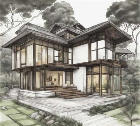 Mastering the Art: Drawing Modern Houses