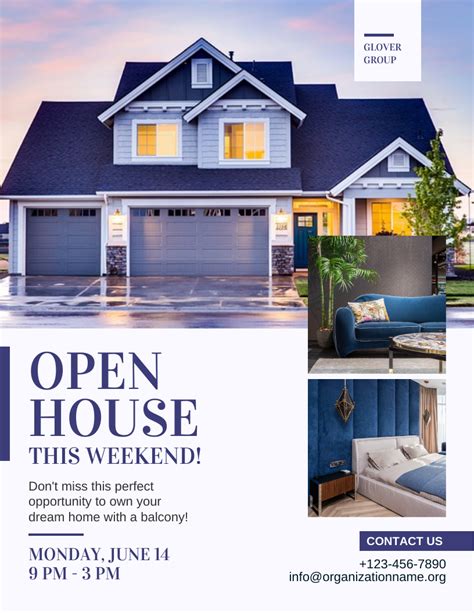 Luxury Open House Sale Flyer Template Venngage