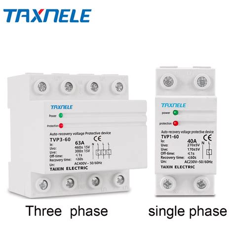 Taxnele A A V Din Rail Automatic Recovery Reconnect Over Voltage