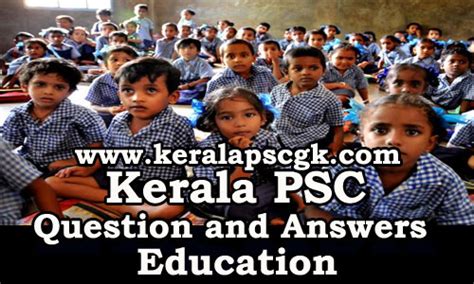 Kerala Psc Question And Answers On Education In India