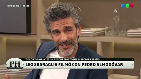 Leo Sbaraglia contó su experiencia de filmar con Pedro Almodóvar La