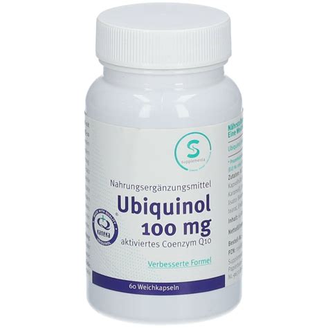 Ubiquinol Coenzym Q Mg St Shop Apotheke