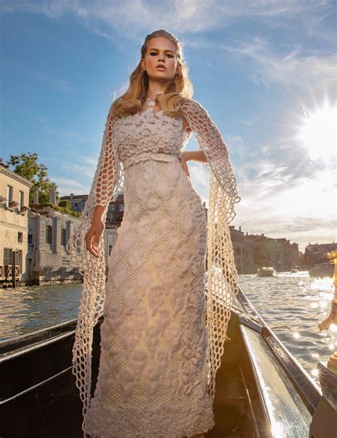 Anna Ewers Stuns In Haute Couture Gowns For Vogue Paris Fashion Gone