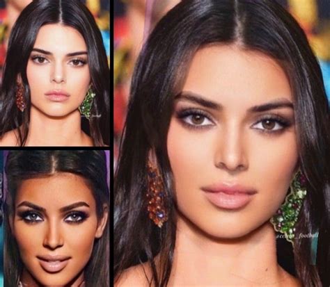 Kim Kardashian And Kendall Jenner Face Morph Kendall Jenner Face