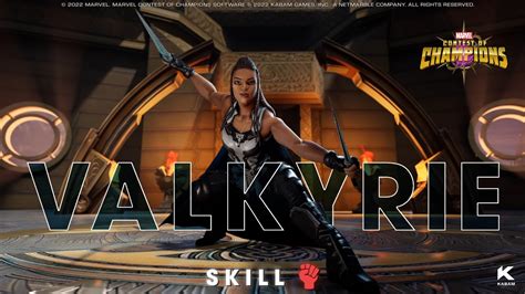 Valkyrie Special Moves Marvel Contest Of Champions Youtube