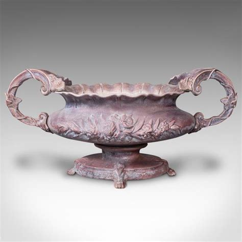 Vaso Da Fiori Antico Vittoriano In Ghisa Regno Unito 1850 In Vendita