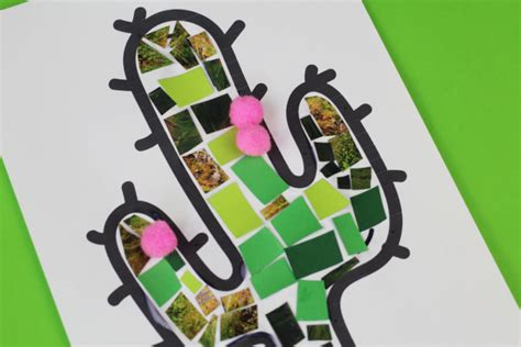 Cactus Template Free Printable Pdf Crafts On Sea