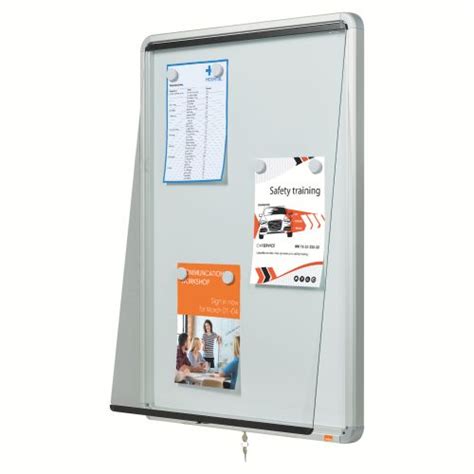 Nobo Premium Plus Magnetic Lockable Notice Board Xa Office