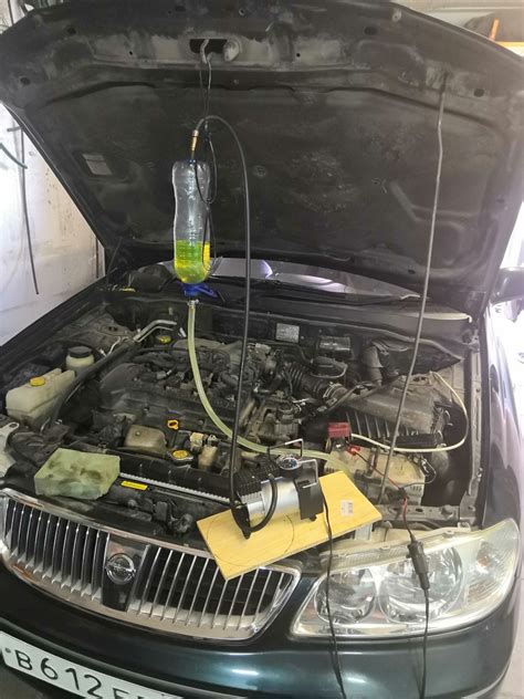 Промывка форсунок без снятия — Nissan Bluebird Sylphy (G10), 1,8 л ...
