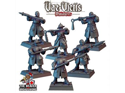 Vampire Hunters Mini Set Vae Victis Dnd Pathfinder Human Male Dark Gothic Fighter Paladin