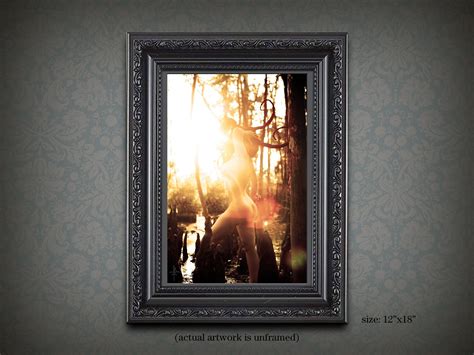 Sunbeams Nude Photo Print The Sunshower Mirror Mask Nautical Artwork Fairytale Fantasy Series