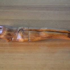 Vintage Wooden Nut Cracker Naked Lady Mid Century Lbt Funky Flamingo