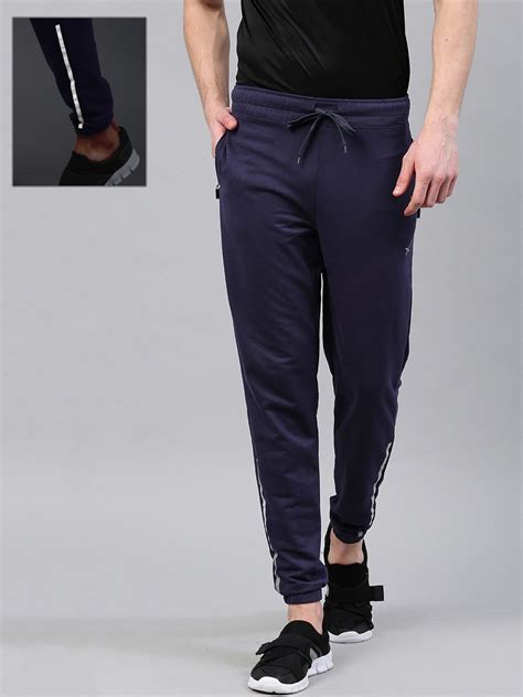 Hrx By Hrithik Roshan Navy Active Jogger Track Pants Trackpants