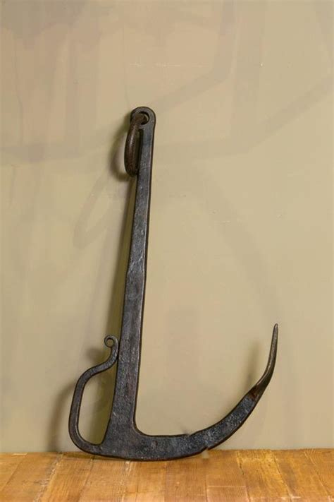 19th Century Hand Forged Iron Ship Anchors From France At 1stdibs