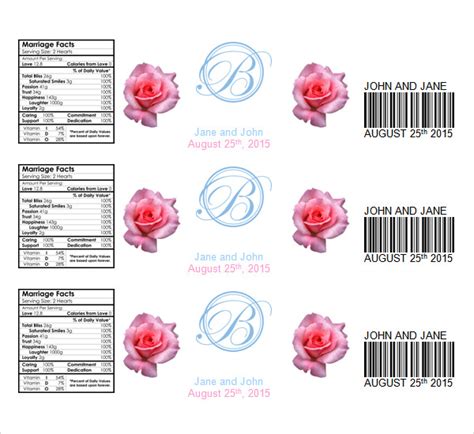 Free 16 Sample Water Bottle Label Templates In Psd Ms Word Eps