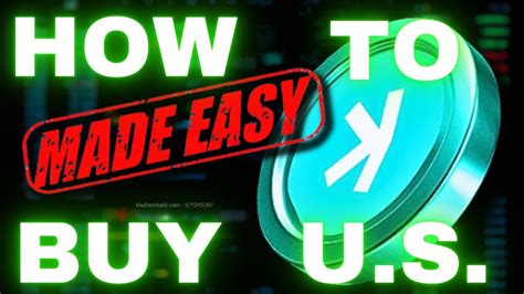 HOW TO BUY KASPA IN THE US THE EASY WAY ULTIMATE BEGINNERS GUIDE