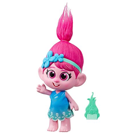 DreamWorks Trolls World Tour Toddler Poppy Doll with Removable Dress ...