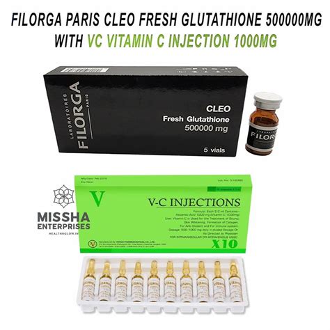 Filorga Paris Cleo Fresh Glutathione Mg With Vitamin C Packaging