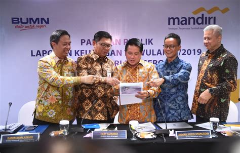 KINERJA BANK MANDIRI ANTARA Foto