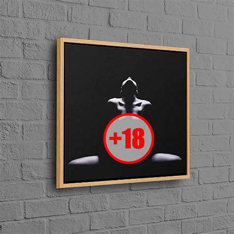 Naked Woman Sensual Photo Print Bedroom Wall Art Canvas Nude Wall Decor Sexy Print Sexy