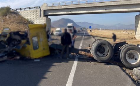 Accidente En La Autopista Amozoc Perote Deja Dos Heridos