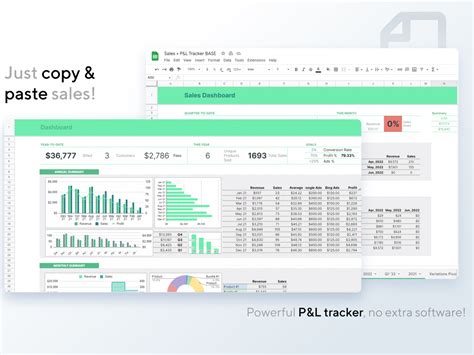 Google Sheets P L Tracker Vip Graphics