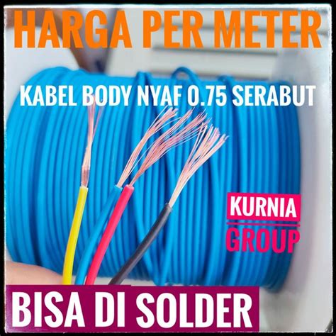 Jual Kabel Serabut Nyaf Mm Cable Awg Body Motor Mobil Elektronik