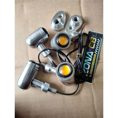 Jual Sein Palu Led Almunium Cnc Lampu Sen Cb Gl Megapro Tiger C