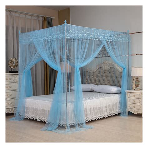 Mosquito Net Tent For Bed Three Side Opening Canopy Bed Curtains For Bedroom Without Mosquito