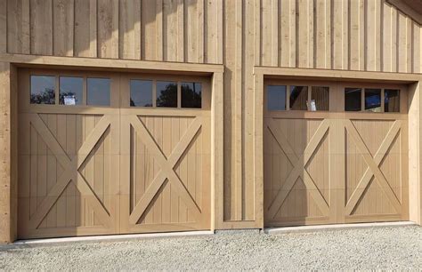 Custom Wood Carriage Garage Door Design Right Way Garage Doors