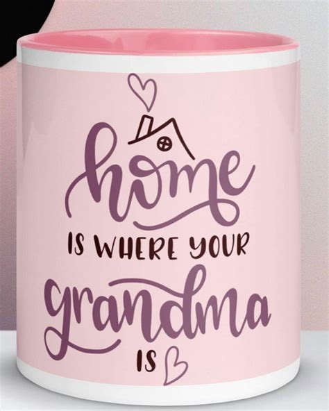 Grandma Mug Grandmas Mug Gift Grandmas Coffee Cup Pink Coffee Cup