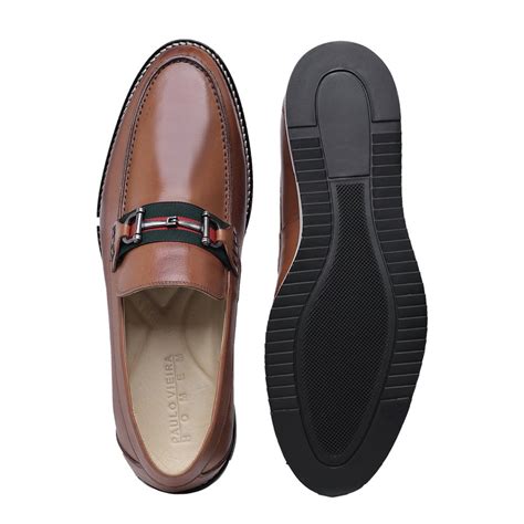 Mocassim Casual Loafer Mark Paulo Vieira Caramelo Casual