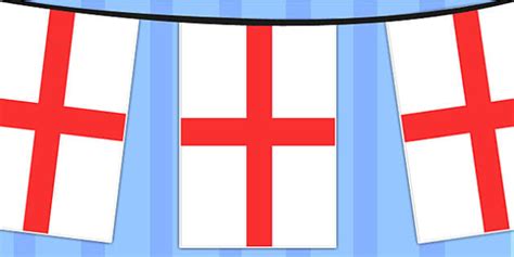 England Flag Printable A4 - Printable Template