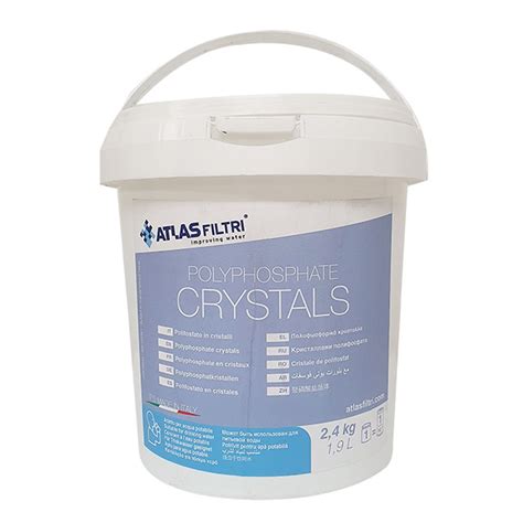 810718 Atlas Filtri Refillable Resin Polyphosphate Crystals For 10