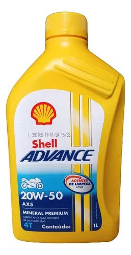 Oleo Shell Advance W Ax Mineral Premium T Litro Mercadolivre