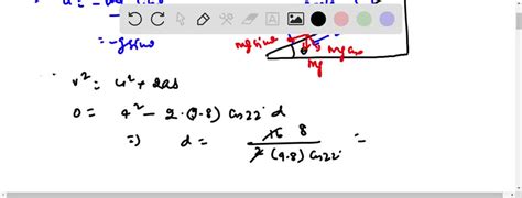 Solved Ii A Block Is Given An Initial Speed Of M S Up The