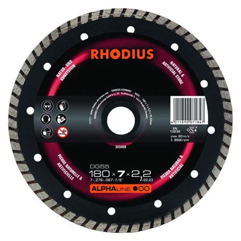 Metal Cutting Disc Dg Rhodius Diamond Coated Wet Cutting