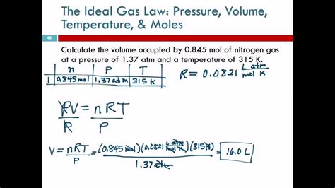 Pressure Moles