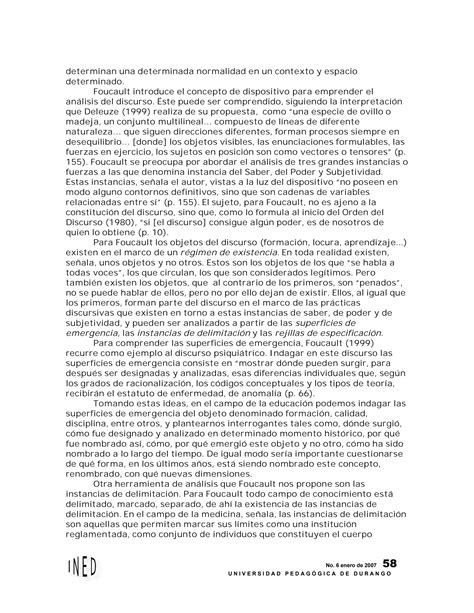 Dialnet Elanalisisdeldiscursodefoucault Pdf