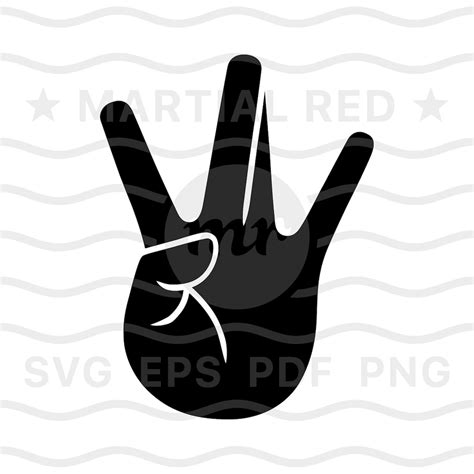 West Side Hand Gesture Svg, Westside Hand Sign Svg, Westsider, W ...