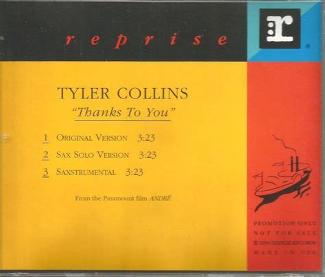 Tyler Collins Thanks To You Releases Discogs